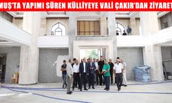 Muş Valisi Avni Çakır’dan Çatbaşı Köyü’ndeki Külliye inşaatına ziyaret