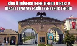 Binası olmayan Tıp Fakültesi köklü üniversiteleri solladı