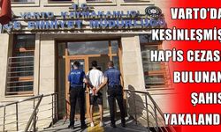 Varto’da 3 yıl 4 ay hapis cezasıyla aranan şahıs yakalandı