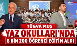 Muş'ta 8 bin 200 öğrenci hem eğlendi hem öğrendi