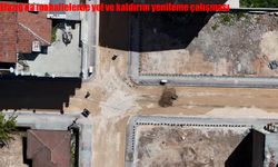 Elazığ’da mahallelerde yol ve kaldırım yenileme çalışması