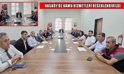 Hasköy’de kamu hizmetleri ve kurumlar arası koordinasyon masaya yatırıldı
