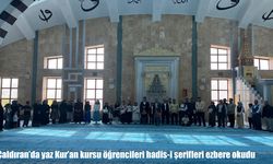 Çaldıran’da yaz Kur’an kursu öğrencileri hadis-i şerifleri ezbere okudu