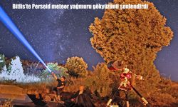 Bitlis’te Perseid meteor yağmuru gökyüzünü şenlendirdi