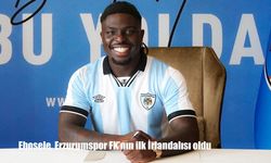Ebosele, Erzurumspor FK'nın ilk İrlandalısı oldu