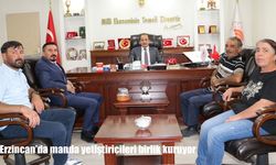 Erzincan’da manda yetiştiricileri birlik kuruyor