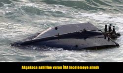 Akçakoca Açıklarında Bulunan İHA İncelemeye Alındı