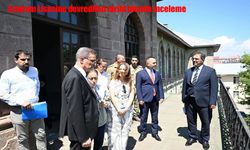 Erzurum Lisesine devredilen tarihi binada inceleme