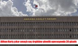 Alihan Kuriş suç örgütüne operasyon: 30 şüpheli gözaltında