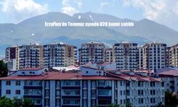 Erzurum'da Temmuz ayında 820 konut satıldı
