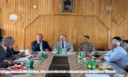 Arpaçay Kaymakamı Güvenç, köy ziyaretlerinde vatandaşların taleplerini dinledi