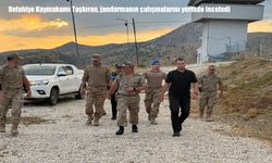 Refahiye Kaymakamı Taşkıran, jandarmanın çalışmalarını yerinde inceledi