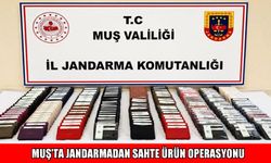 Muş’ta 825 bin liralık sahte ürüne el konuldu
