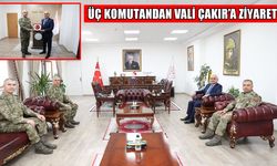 Komutanlardan Muş Valisi Çakır’a ziyaret