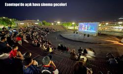 Esentepe’de yaz akşamları açık hava sinemasıyla renklendi