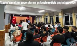 Rafting için Akyaka’ya gelen öğrenciler aşık geleneğiyle buluştu
