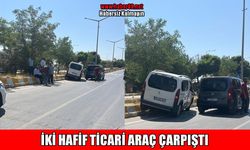 Muş-Bingöl kara yolunda 2 araç çarpıştı