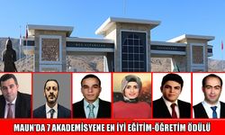 Muş Alparslan Üniversitesi’nde "En İyi Eğitim-Öğretim Ödülleri" sahiplerini buldu