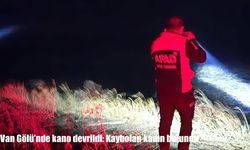 Van Gölü’nde kano devrildi: Kaybolan kadın bulundu