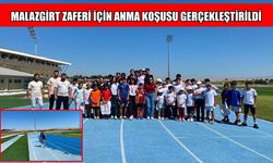 Muş'ta genç sporcular Malazgirt Zaferi için koştu