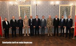 Emniyette terfi ve veda heyecanı