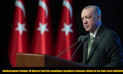Cumhurbaşkanı Erdoğan: 30 Ağustos Zaferi'yle yaşadığımız toprakların vatanımız olduğu bir kez daha tescil edilmiştir