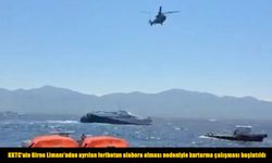 Girne açıklarında yolcu feribotu alabora oldu: Kurtarma çalışmaları sürüyor