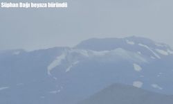 Süphan Dağı beyaza büründü
