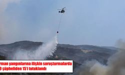Bakan Gürlek açıkladı: Orman yangınlarında 69 şüpheliden 15'i tutuklandı