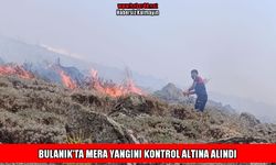 Bulanık’ta köy merasında yangın!