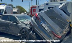 Elazığ’da temmuz ayında 402 kaza meydana geldi: 1 ölü 345 yaralı