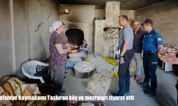Refahiye Kaymakamı Taşkıran köy ve mezraları ziyaret etti