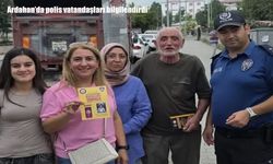 Ardahan'da polis vatandaşları bilgilendirdi