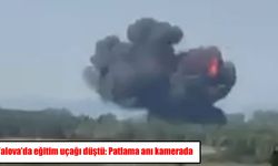 Yalova’da eğitim uçağı düştü: Pilot atlayarak kurtuldu