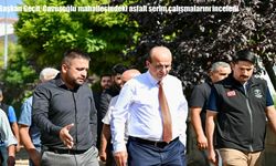 Başkan Geçit, Çavuşoğlu mahallesindeki asfalt serim çalışmalarını inceledi