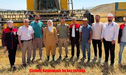 Ağrı’nın çizmeli kaymakamı bu kez tarlada