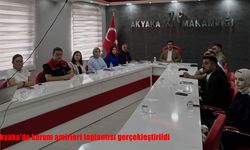 Akyaka’da kurum amirleri toplantısı gerçekleştirildi