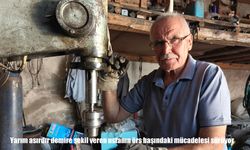 Yarım asırdır demire şekil veren ustanın örs başındaki mücadelesi sürüyor