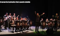 Erzurum’da festivalin ritmi sanatla tutuldu