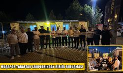 Muşspor taraftar gruplarından birlik buluşması
