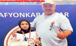Erzincanlı sporcu Albayrak Türkiye üçüncüsü oldu