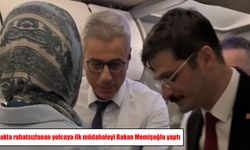Uçakta yolcu rahatsızlandı: İlk müdahaleyi Sağlık Bakanı Memişoğlu yaptı