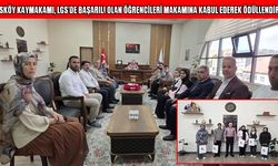 Hasköy’de LGS’de dereceye giren öğrencilere Kaymakam Güney’den ödül