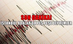 İstanbul Adalar'da 3 saat içinde 5 deprem meydana geldi
