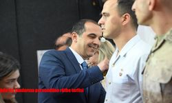 Iğdır'da jandarma personeline rütbe terfisi