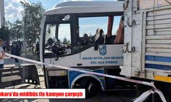 Ankara’da midibüs ile kamyon çarpıştı: 2 ölü, 25 yaralı
