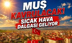 Muşlular dikkat: Sıcaklık 39 dereceye çıkacak