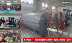Malazgirt’te 24,5 milyon liralık Süt Toplama Merkezi hizmete girdi