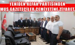 Yeniden Refah Partisi’nden Muş Gazeteciler Cemiyetine ziyaret
