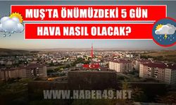 Muş için son dakika hava durumu uyarısı